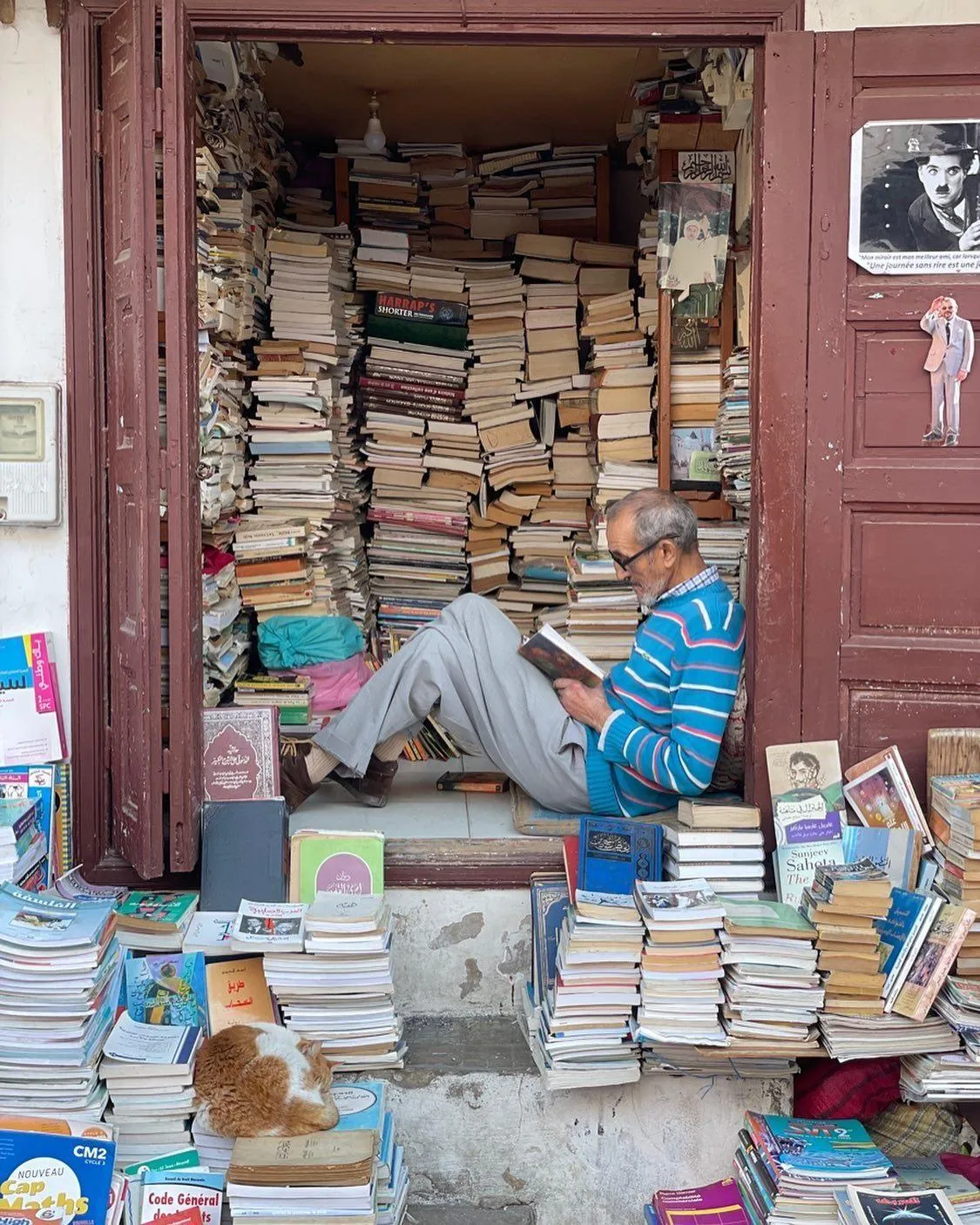 Meet The Oldest Bookseller of Rabat, Morocco - Magazine
